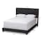 Baxton Studio Brady Modern Charcoal Grey Upholstered King Size Bed 149-8943 - alternate 6